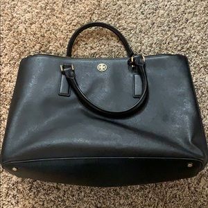 Tory Burch Robinson double zip tote